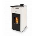 Termosoba pe peleti PHEBO Astrea, putere termică 22.39 kW, culoare alb