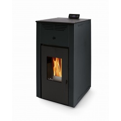 Termosoba pe peleti PHEBO Astrea, putere termică 22.39 kW, culoare negru