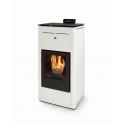 Termosoba pe peleti PHEBO Calliope 18, putere termică 18.2 kW, culoare alb