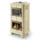 Soba pe lemn cu cuptor PHEBO Demetra, putere termică 11.8 kW, culoare fildes