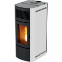 Soba pe peleti RED HEATING Aster, putere termică 10.00 kW, culoare alb metalic