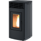 Soba pe peleti RED HEATING Loto, putere termică 16,20 kW, culoare negru metalic Soba pe peleti RED HEATING Loto, putere termică 16,20 kW, culoare negru metalic