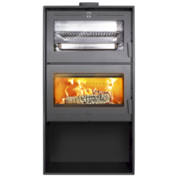 Soba pe lemne LACUNZA OSLO, putere nominala 11.5 kW, dimensiuni 700 x 1312 x 400 mm