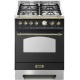 Aragaz Lofra RNM66MFT/CI, 60x60 cm, gaz, 4 arzatoare, grill, aprindere electronica, timer, negru