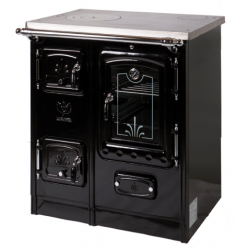 Soba de bucatarie pe lemne LACUNZA Lis 5T, putere nominala 9 kW, dimensiuni 750 x 850 x 550 mm