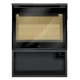 Soba pe lemne LACUNZA ROMA 700, putere nominala 10.0 kW, dimensiuni 690 x 950 x 451 mm