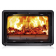 Semineu pe lemne LACUNZA K2 800, putere nominala 8.5 kW, dimensiuni 794 x 518/584 x 463 mm