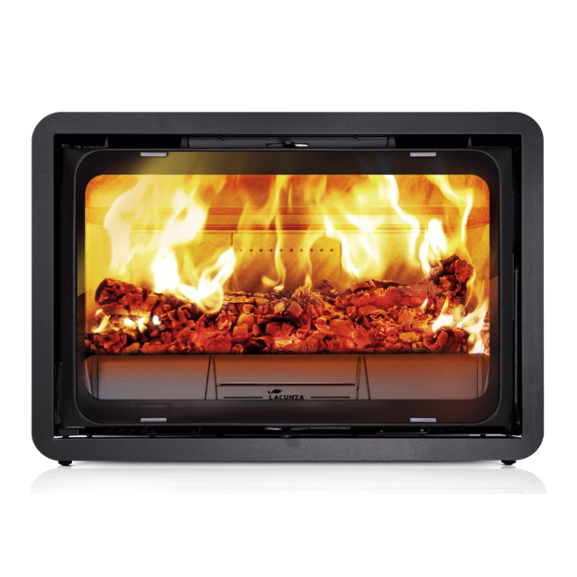 Semineu pe lemne LACUNZA K2 800, putere nominala 8.5 kW, dimensiuni 794 x 518/584 x 463 mm