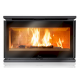 Semineu pe lemne LACUNZA ADOUR 600 CLID, putere nominala 9.0 kW, dimensiuni 600 x 490 x 400 mm
