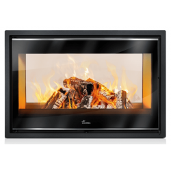 Semineu pe lemne LACUNZA Nickel 800, putere nominala 15.5 kW, dimensiuni 800 x 595 x 510 mm