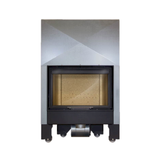 Semineu pe lemne LACUNZA Itaca 80 ECO, putere nominala 12.0 kW, dimensiuni 891 x 1507 x 586 mm