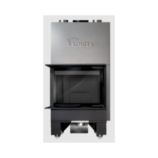 Semineu pe lemne LACUNZA Izaro 60 CLI, putere nominala 9.0 kW, dimensiuni 616 x 1460 x 630 mm