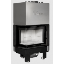 Semineu pe lemne LACUNZA Izaro 60 CLI, putere nominala 9.0 kW, dimensiuni 616 x 1460 x 630 mm, culoare alb