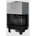 Semineu pe lemne LACUNZA Izaro 80 CLI, putere nominala 12.5 kW, dimensiuni 816 x 1460 x 630 mm, culoare negru