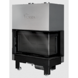 Semineu pe lemne LACUNZA Izaro 100 CLI, putere nominala 15.5 kW, dimensiuni 1016 x 1460 x 630 mm, culoare negru