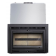 Semineu pe lemne LACUNZA Sarria 20 ECO, putere nominala 19.5 kW, dimensiuni 740 x 1075 x 510 mm