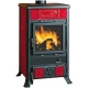 Soba pe lemne NORDICA ROSSELLA R1 BII, putere 8,8 kW-N, culoare bordeaux