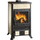 Soba pe lemne NORDICA ROSSELLA R1 BII, putere 8,8 kW-N, culoare pergament antic