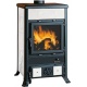 Soba pe lemne NORDICA ROSSELLA R1 BII, putere 8,8 kW-N, culoare alb elegant