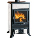 Soba pe lemne NORDICA ROSSELLA R1 BII, putere 8,8 kW-N, culoare alb elegant