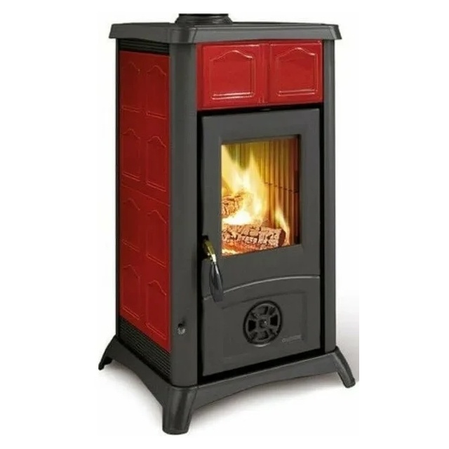 Soba pe lemne NORDICA GEMMA, putere 6.0 kW-N, culoare bordeaux