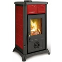 Soba pe lemne NORDICA GEMMA, putere 6.0 kW-N, culoare bordeaux