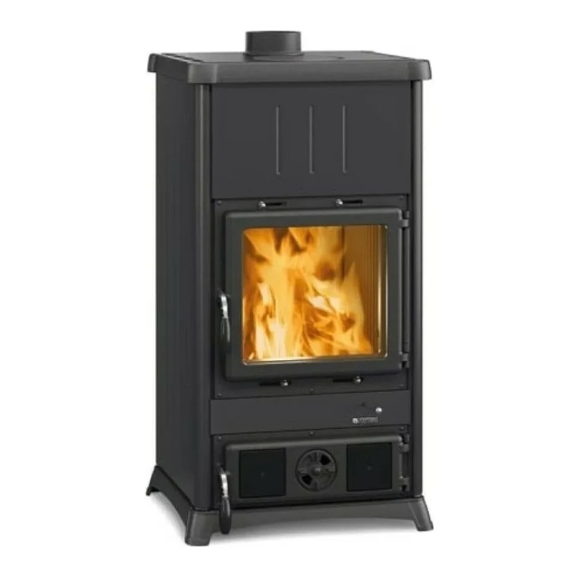 Soba pe lemne NORDICA FEDORA - STEEL, putere 8,3 kW-N, culoare negru antracit