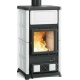 Soba pe lemne cu sistem de recuperare caldura NORDICA CONCITA 2.0, putere 11,8 kW-N, culoare alba