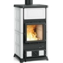 Soba pe lemne cu sistem de recuperare caldura NORDICA CONCITA 2.0, putere 11,8 kW-N, culoare alba