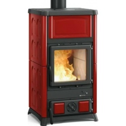 Soba pe lemne cu sistem de recuperare caldura NORDICA CONCITA 2.0, putere 11,8 kW-N, culoare bordeaux