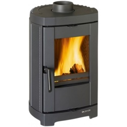 Soba din fonta pe lemne NORDICA BRIGITTA GB, putere 4,7 kW-N, culoare neagru antracit