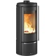 Soba din fonta pe lemne NORDICA MARLENA, putere 7.5 kW-N, culoare neagru antracit