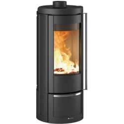 Soba din fonta pe lemne NORDICA MARLENA, putere 7.5 kW-N, culoare neagru antracit