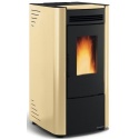 Soba pe peleti ventilata si etansa NORDICA KETTY 5.0 putere 6,5 kW-N , culoare pergament