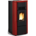 Soba pe peleti ventilata si etansa NORDICA GIUSY EVO 2.0, putere 7,0 kW-N, culoare bordeaux