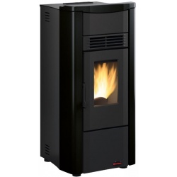 Soba pe peleti ventilata si etansa NORDICA GIUSY EVO 2.0, putere 7,0 kW-N, culoare negru