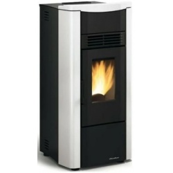 Soba pe peleti ventilata si etansa NORDICA GIUSY EVO 2.0, putere 7,0 kW-N, culoare alb