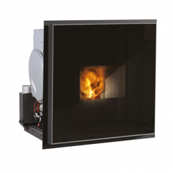 Termosemineu pe peleți EDILKAMIN Pellkamin H 17, kit hidraulic încorporat si putere utila 5,5-16,5 kW