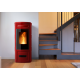Soba pe peleți PIAZZETTA P220C, suprafata din majolica, clasa energetica A+ si putere nominala 3,4 - 8,5 kW
