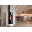 Soba pe peleți PIAZZETTA P220T TOP, suprafata din majolica, clasa energetica A+ si putere nominala 3,4 - 8,5 kW