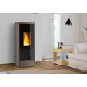 Soba pe peleți PIAZZETTA P230M, suprafata din majolica, clasa energetica A+ si putere nominala 3,9 - 11 kW