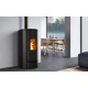 Soba pe peleți PIAZZETTA P920 T-TOP, design modern și compact din majolica , clasa energetica A+ si putere nominala 3,4 - 8,5 kW