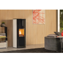 Soba pe peleți PIAZZETTA P921 T, design modern din majolică , clasa energetica A+ si putere nominala 3,4 - 8,5 kW
