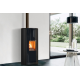 Soba pe peleți PIAZZETTA P921 TS TOP, design modern din otel , clasa energetica A+ si putere nominala 3,4 - 8,5 kW