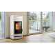 Soba pe lemne PIAZZETTA E128MFP, siste Multifuoco® Plus si BCS, clasa energetica A+ si putere nominala 5,5 - 11 kW