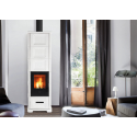 Soba pe lemne PIAZZETTA E928CH, placare din majolică, clasa energetica A+ si putere nominala 5,5 - 11 kW
