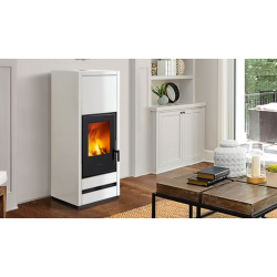 Soba pe lemne PIAZZETTA E928M, placare din majolică, clasa energetica A+ si putere nominala 5,5 - 11 kW