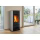 Soba pe lemne PIAZZETTA E928ST, placare din otel, clasa energetica A+ si putere nominala 5,5 - 11 kW