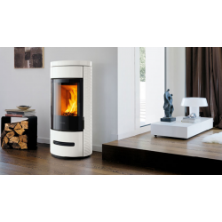 Soba pe lemne PIAZZETTA E929D, finisaj din majolică, clasa energetica A+ si putere nominala 7,9 kW