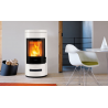 Soba pe lemne PIAZZETTA E929MB, finisaj din majolică si sistem BCS, clasa energetica A+ si putere nominala 7,9 kW
